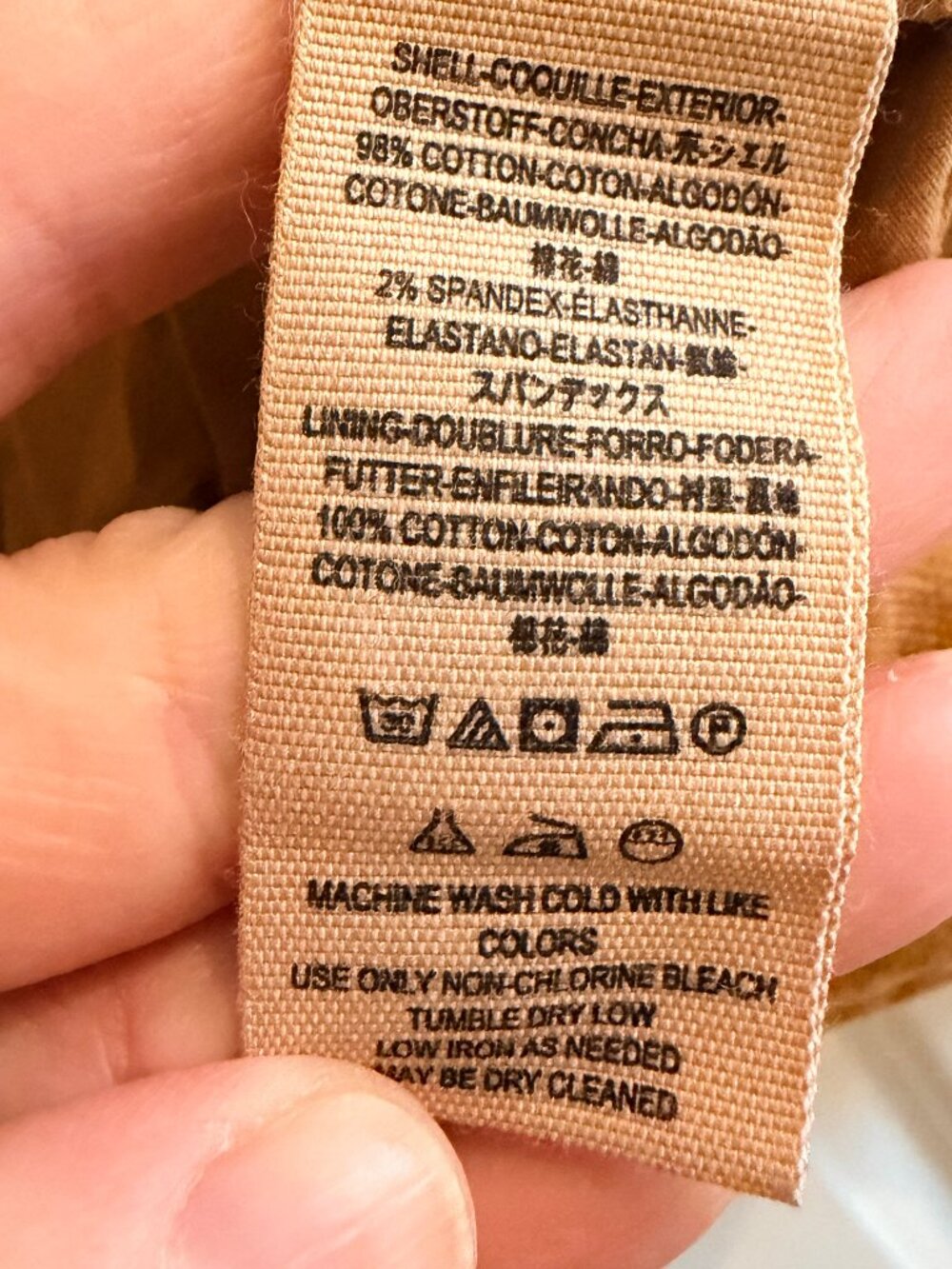Free People Jacket XS Camel Brown Rust Cropped Military - Picture 5 of 8